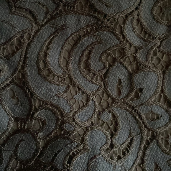 NWT Ann Taylor Loft Lace Fit & Flare Dress, Black, Fairy Grunge Whimsigoth Sz 10 - Picture 6 of 8